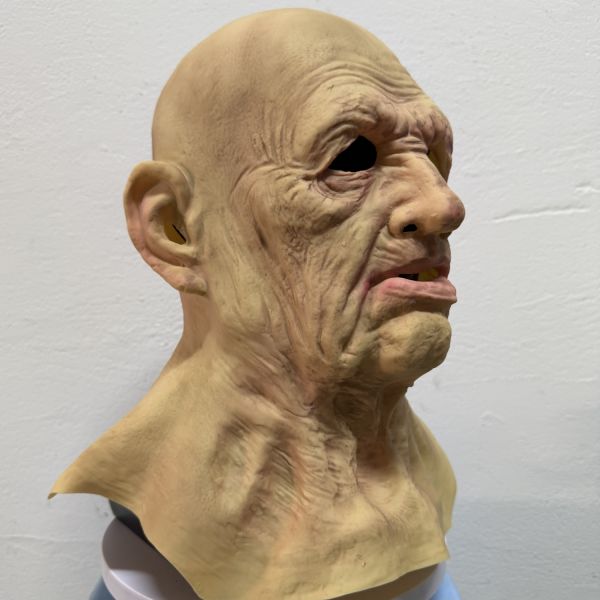 Professional Human Mask with Realistic Appearance and Latex Material for Theater Film and Costume Parties One Size Fits Most