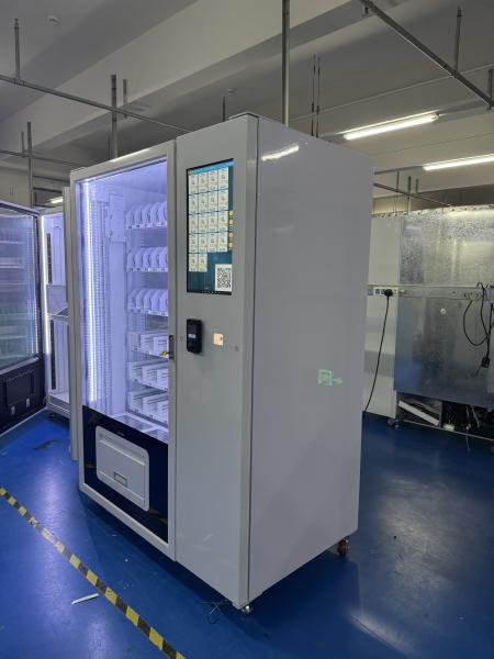 Customizable Metal Frame Frozen Food Vending Machine with Optional Stickers and 350-600 Capacity