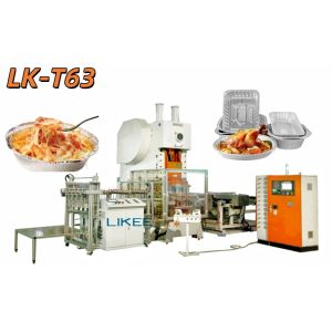 LK-T63 Picnic Aluminum Foil Container Rectangular For Feezer Oven Microwave Making Machine