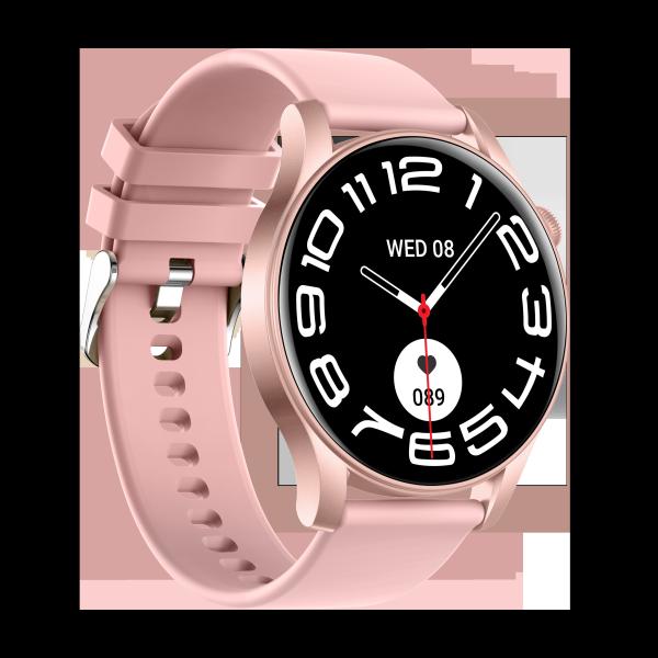 Calculatrice Montres numériques Forme ronde Conception à la mode Ronde Montres intelligentes pour femmes