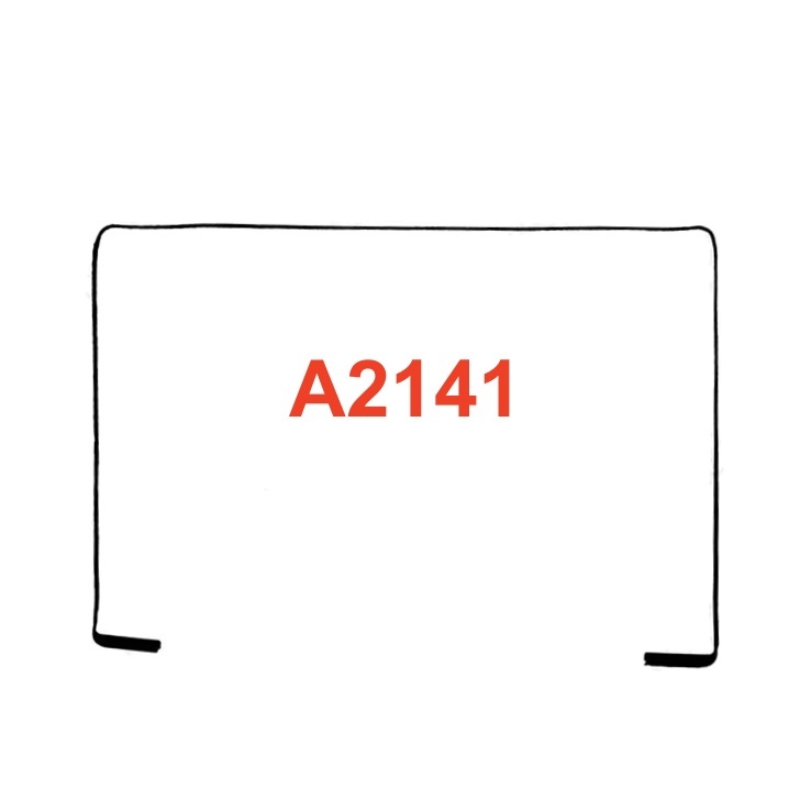 Perfect-Level Fit Durable Rubber Material LCD Screen Front Bezel Rubber Ring for MacBook Pro 16” A2141 with Improved Screen Protection