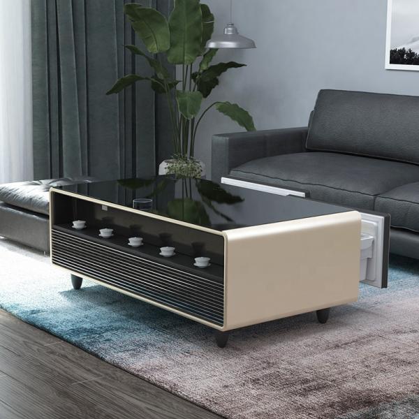 Living Room Furniture Wine Cabinet Refrigerator with Coffee Table and Beer Cooler