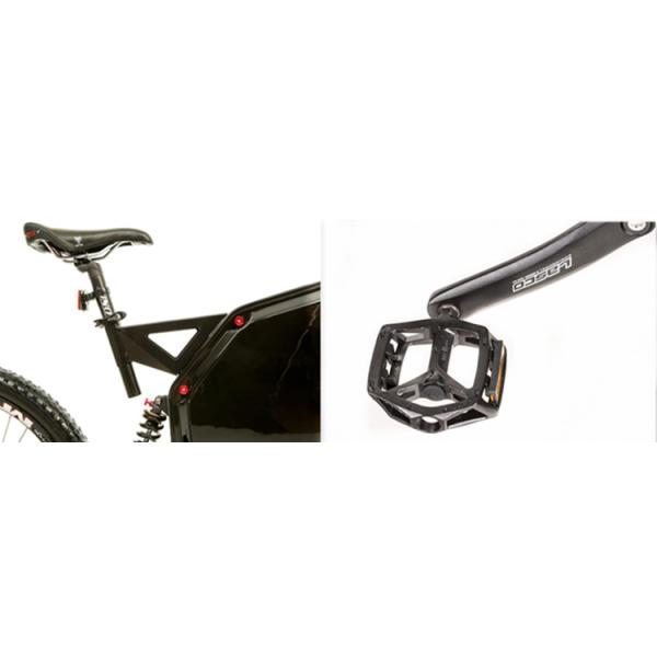 Full Suspension Powerful Ebike 72V 3000W With 45mm Magnet Hub Motor