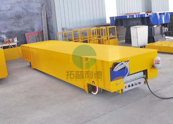 Rail Flatbed Transfer Cart 50T Paper Making Industry Automated Transfer Vehicle on Railways