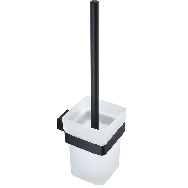 Toilet Brush 83207 -Square Black &Stainless steel 304&glass & Bathroom Accessories&kitchen,Sanitary Hardware