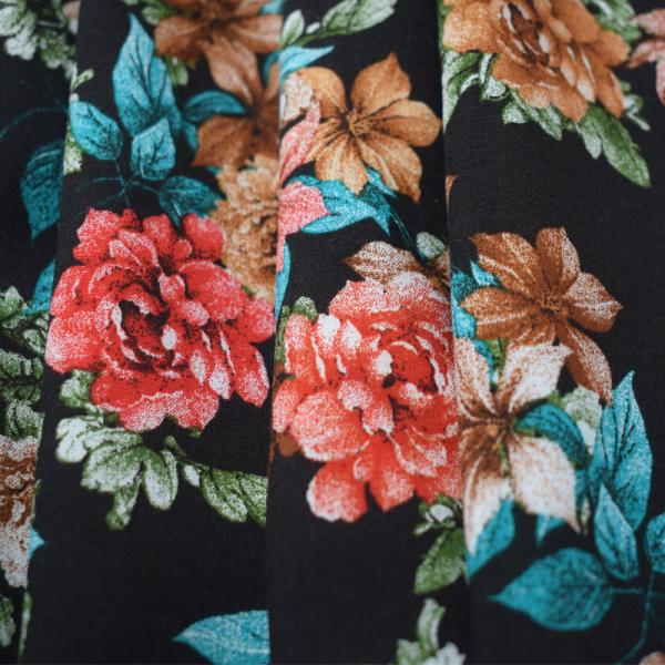 Textile Plain Reactive Printed Shirts Summer Dress Woven Rayon Fabric