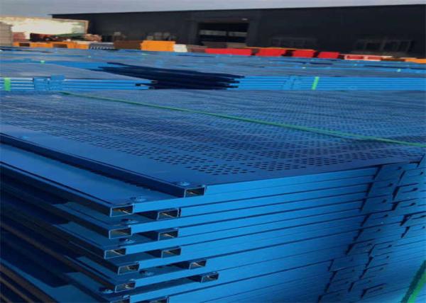 Perforated Galvanized Plate Protective Safety Screens Construction 1.5*2m