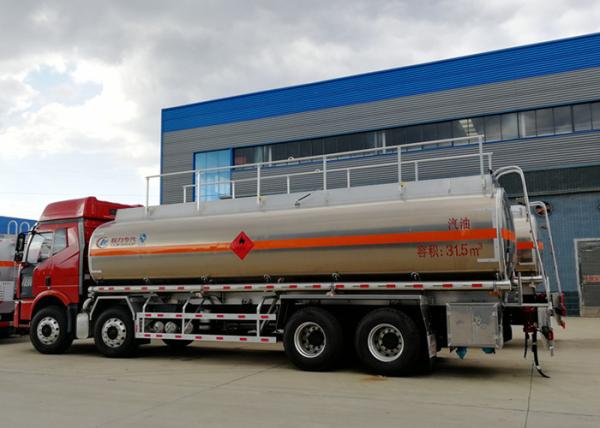 Caminhão de petroleiro do combustível da liga de alumínio de FAW 8x4 30000L