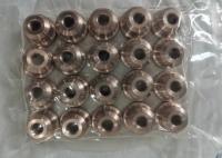 A liga de cobre fabricada WCu do tungstênio liga os elétrodos de cobre na linha de soldadura