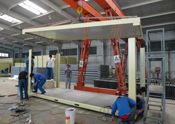 Construções de aço residenciais da casa modular de Panelized do projeto do escritório
