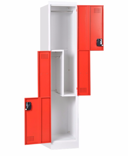 1850 Height Z Shape Steel Dress Cupboard Small Metal Locker