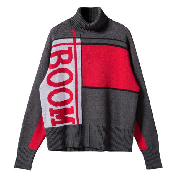 55% Silk 45% Cashmere Turtleneck Mens Warm Sweaters Long Sleeve Solid Color