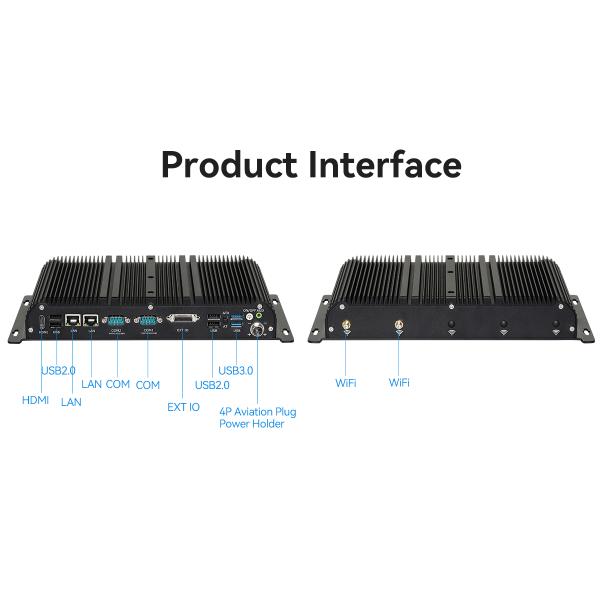 Intel Core Series Dual Ethernet Dual COM Mini PC Industrial без вентилятора с DDR4 32G