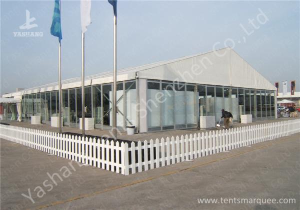 Transparent Glass Wall Outdoor Aluminum Profile Car Exhibition Tent against Ultraviolet