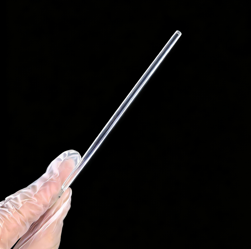 One End To Seal Off Quartz Test Tubes Ozone Free For Laboratory