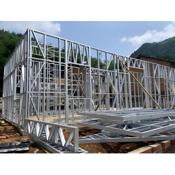Light Gauge Prefab Steel House Custom Prefabricated Steel Villas