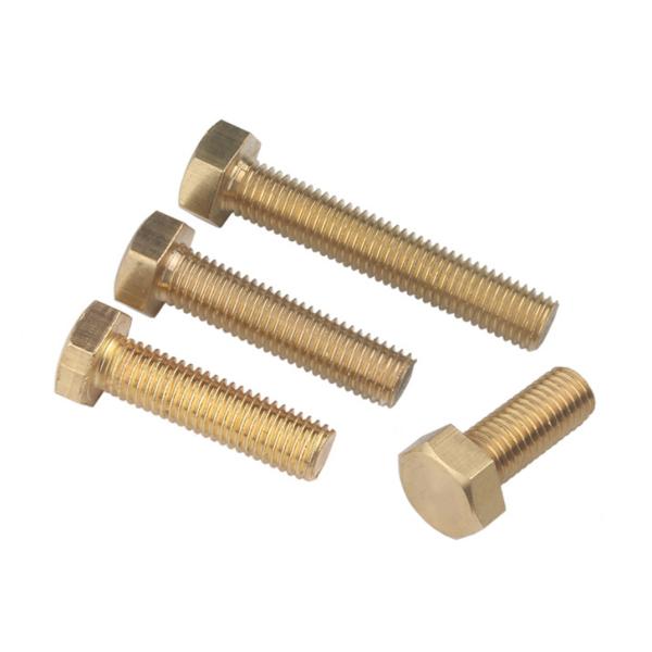 Grade 4.8 DIN standard brass connector bolt nut electrical with and standard