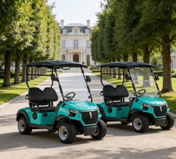 LAKER AUTO Coastal Light Enjoyment 2-Seater All-Scenario Silent Comfort Customized Lead-acid Battery Electric Golf Cart