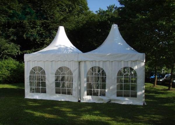 Outdoor Pagoda Shade Shelter Canopy Temperature Resistance For Backyard Parties