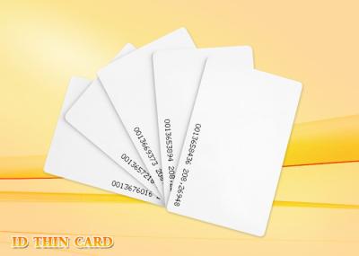 Customized printing EM Thin 125khz RFID Proximity ID Card Anti - scratch