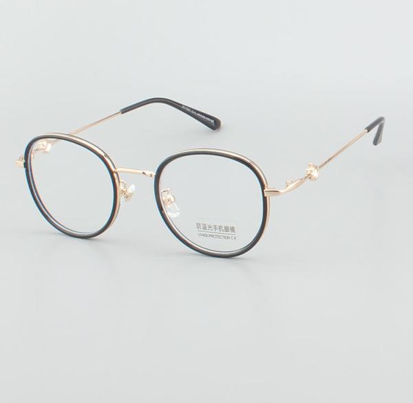 Round Retro TR90 Blue Light Blocking Kids Optical Frame