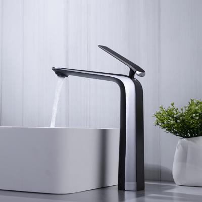 OEM Brass Modern Single Hole Vessel Sink Faucet 1.2GPM Grey