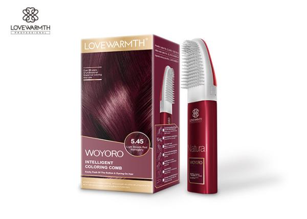 2 Agents Precise Filling Hair Color Comb Fashion Shades Easy To Use For Home