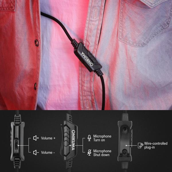 RGB Surround 2.2m Wire 20000Hz Sound Gaming Headset For PS4