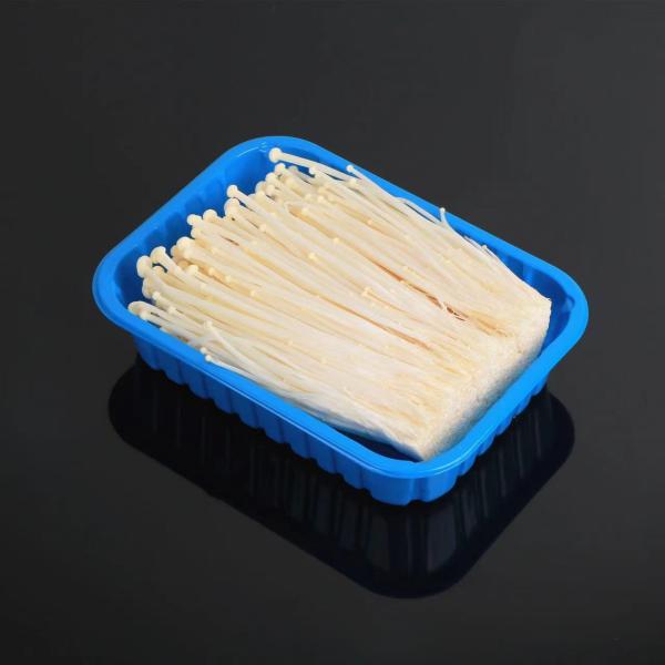 Hengmaster Clear White Pet Plastic Oval Tray Divide Disposable