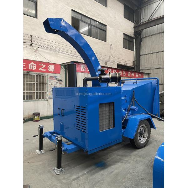 Customizable 102/110hp Turbo Diesel Engine Wood Shredder for Agricultural and Forestry