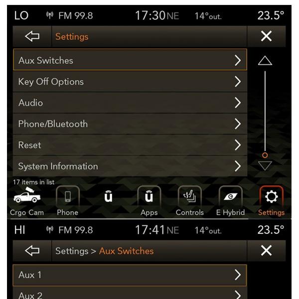 Direct Replacement Car Interior Accessories Jeep JK OEM Auxiliary Switches