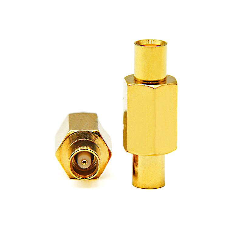 Brass Radio Frequency Adapter MCX-KK MCX Female To Female Adapter Low Loss