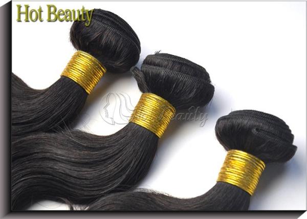 12 inch Virgin Human Hair Extensions Virgin Unprocessed Human Hair Weft Body Wave