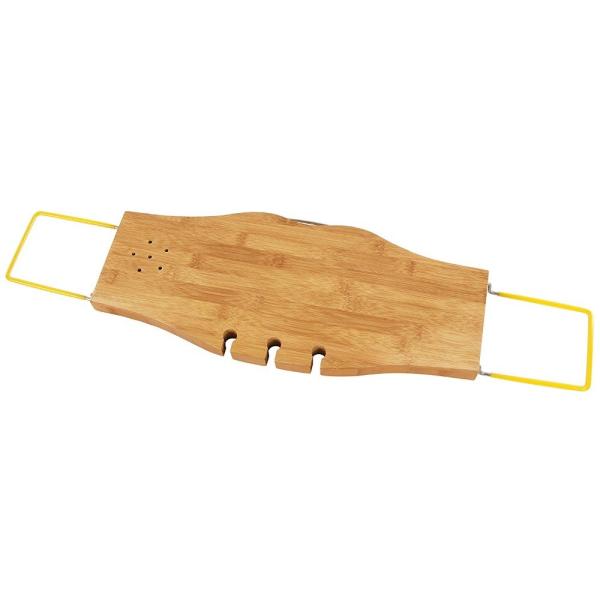 Multifunction Bathroom Bamboo Towel Rack Custom Shaped No Petrochemicals