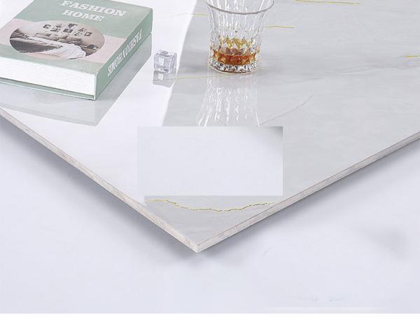 800x800mm White Porcelain Gold Line Floor Tile AAA Grade
