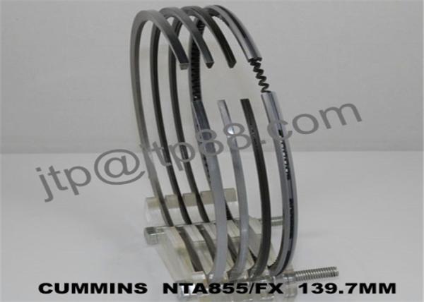 Segmento do pistão do motor S6D125 para o anel de óleo de aço do OEM 6151-31-2112 da máquina escavadora