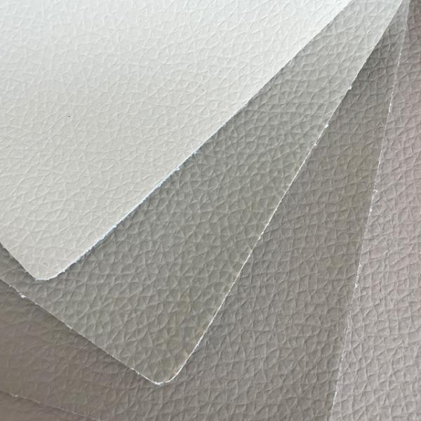 1.4m 1.4mm PU Solvent Free Eco Leather 21 Color Silicone Coated Litchi Pattern For Home Decor