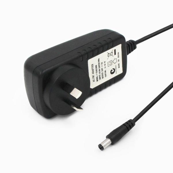 Adaptador de energia 12V aprovado pela SAA para acessórios de CFTV