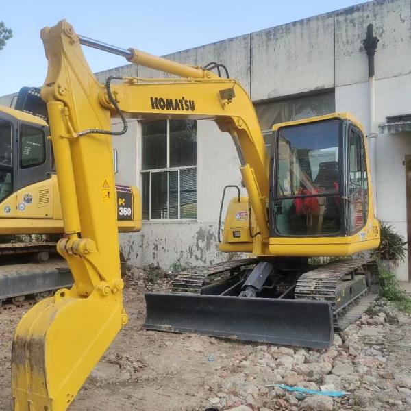 Excavadora hidráulica de pista Komatsu PC60 usada de 6 toneladas
