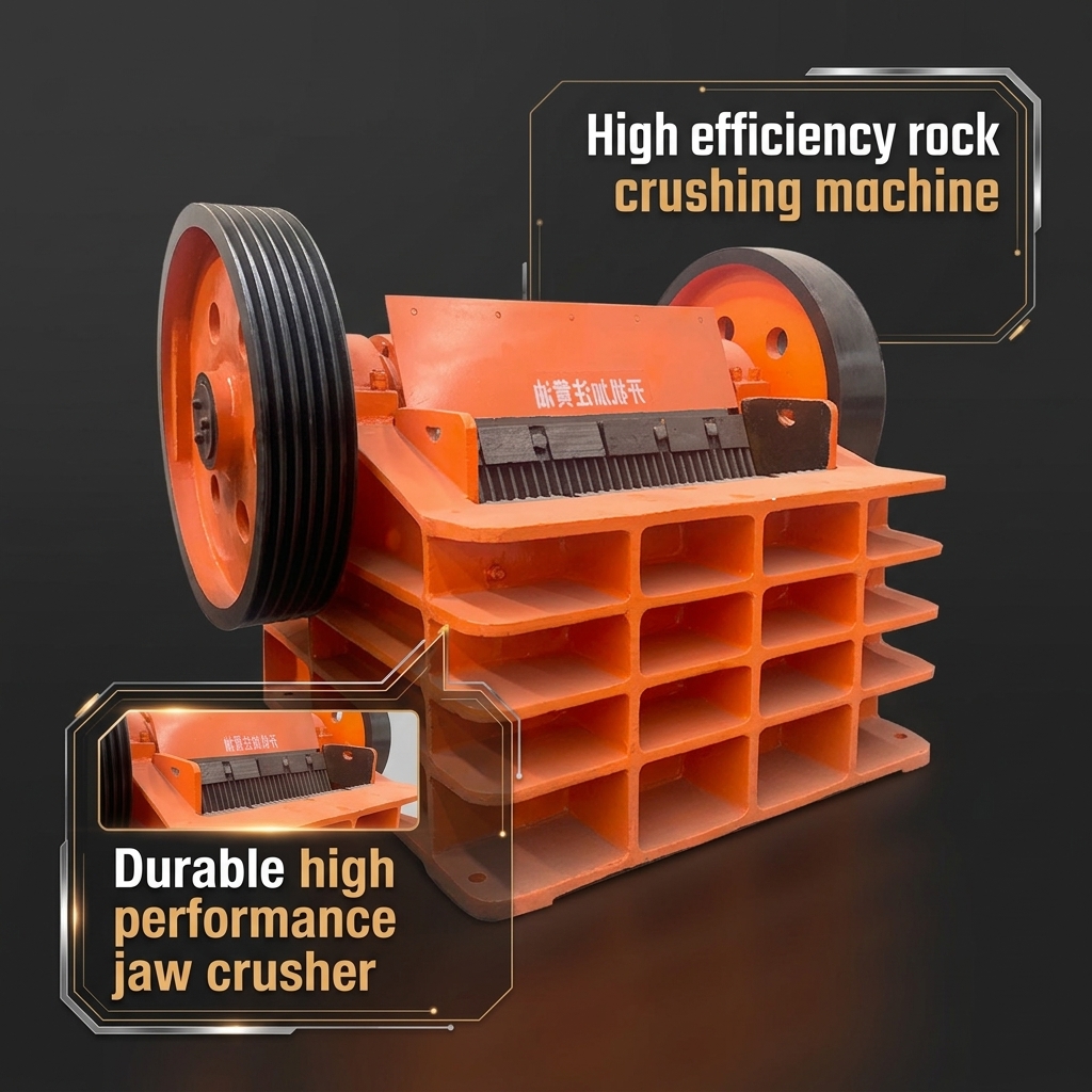 Heavy Duty Customized Jaw Crusher Machine New Industrial Stone Jaw Crusher