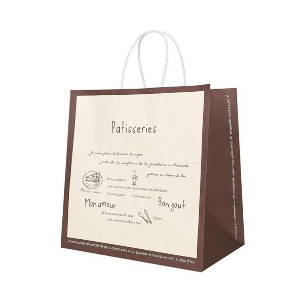 OEM Bakery Cafe TakeOut Jumbo Paper Bags For Food Packaging