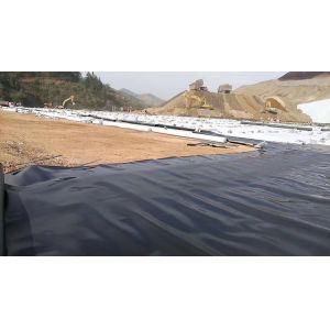 60 milímetros 1,5 mm de espesor Geomembrana de HDPE lisa Laguna revestida resistente al agua Anti filtración