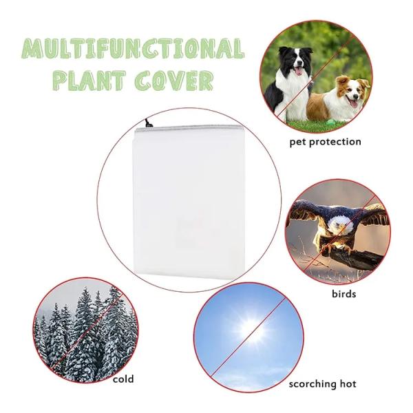 Multiscene Fleece Plant Bags Breathable Tear Resistant For Wrapping Fruit
