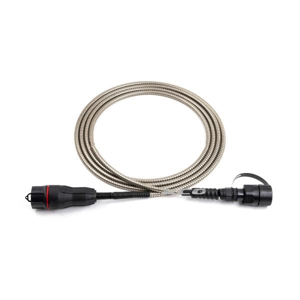 Full-AXS ODVA CPRI Внешний водонепроницаемый бронированный оптоволоконный патч кабель 2 ядра спиральная крышка