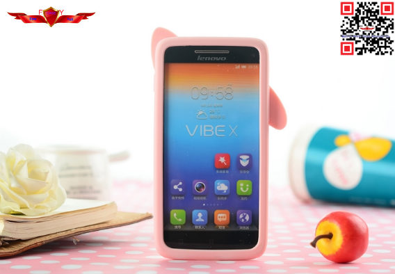 Hot Selling 100% Brand New Rabbit Cartoon Silicone Cover Case For Lenovo S960 Multi Color