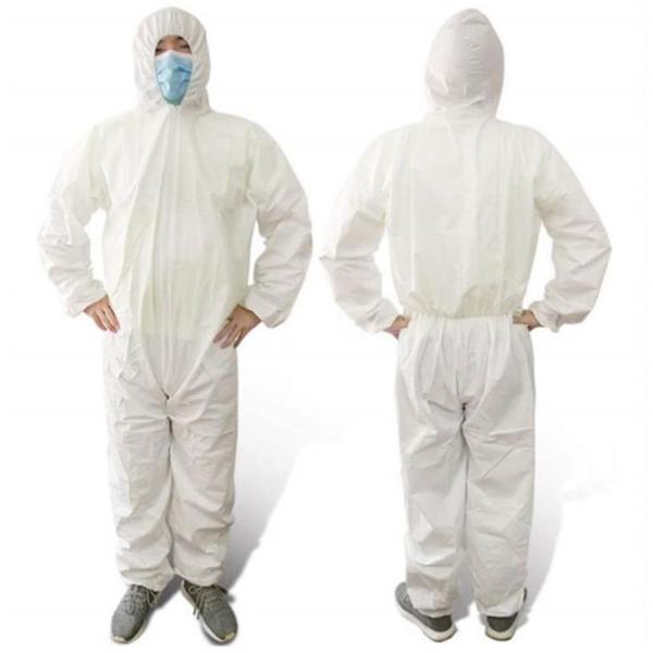 Lightweight Disposable Protective Suit For Cleaning Manufacturing Health Work