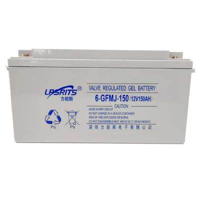 LIRUISI Gel Valve Regulated Sealed Lead Acid Battery 12V 150Ah For UPS
