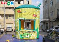 Tenda inflável 5m de altura PVC inflável stand de limonada Booth com sopro para negócios