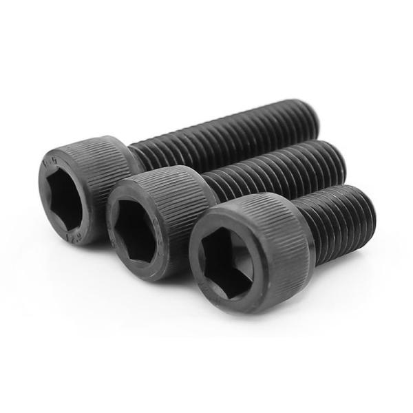 Black Socket Cap Head Wheel Lug Bolts Carbon Steel Material Easy Installation