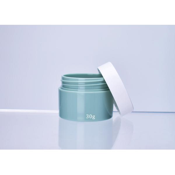Classic Empty 1OZ custom Round plastic PP cream jar with Thick Heavy wall for Skincare Face cream with PCR available
